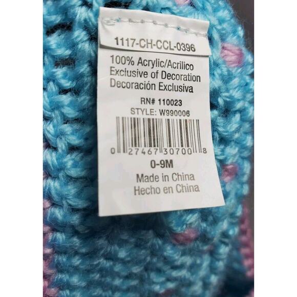 Newborn Baby Photo's Outfit Hand Crocheted Owl Hat & Diaper Cover Set 0-9 months - Picture 5 of 5